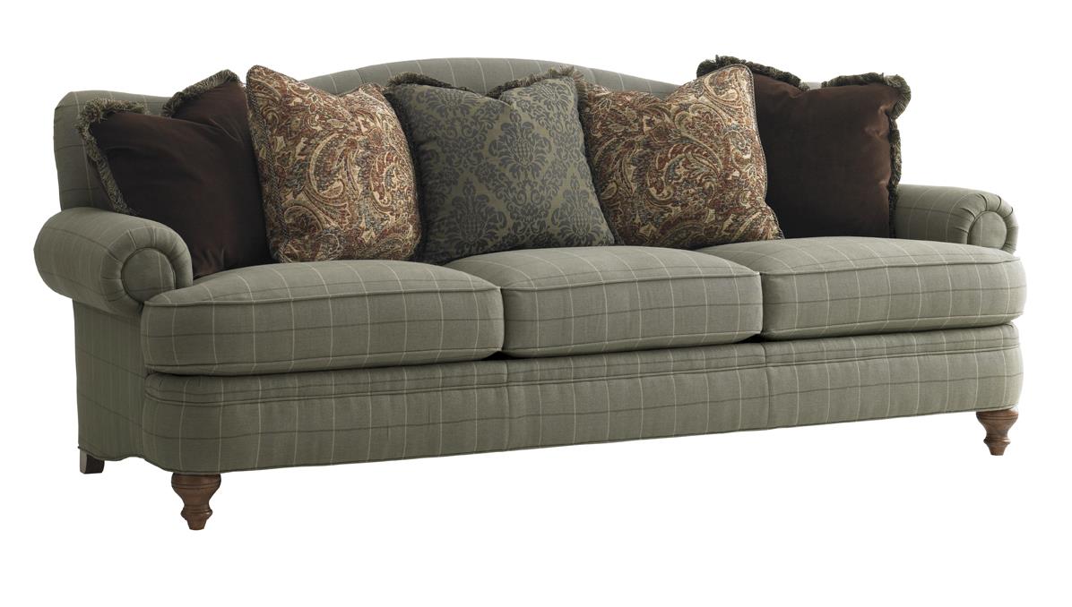 Lexington Lexington Upholstery Ashford Camel Back Sofa with Rolled Arms